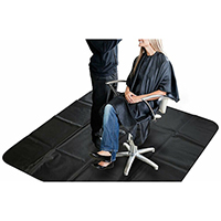 100% Waterproof Strong Nylon Woven Protecive Floor Cover for Hairdressers Laminated with PVC Backing