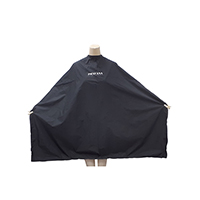 100% Waterproof Fine Polyester Woven Hair Coloring Cape, with Milky Coating at Back Side