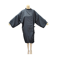 100% Water Repellent Trilobal Crinkle Nylon with Hairdressing Gown, with Sleeves